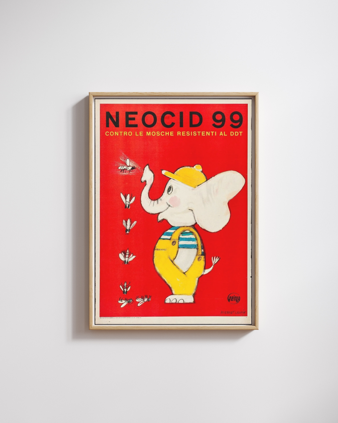 NEOCID 99, Reproduction Advertising Poster, VINTAGE HQ
