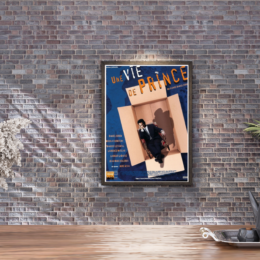 UNE VIE DE PRINCE, AURE ATIKA, DANIEL COHEN, repro affiche cinéma VINTAGE, 1999, HQ