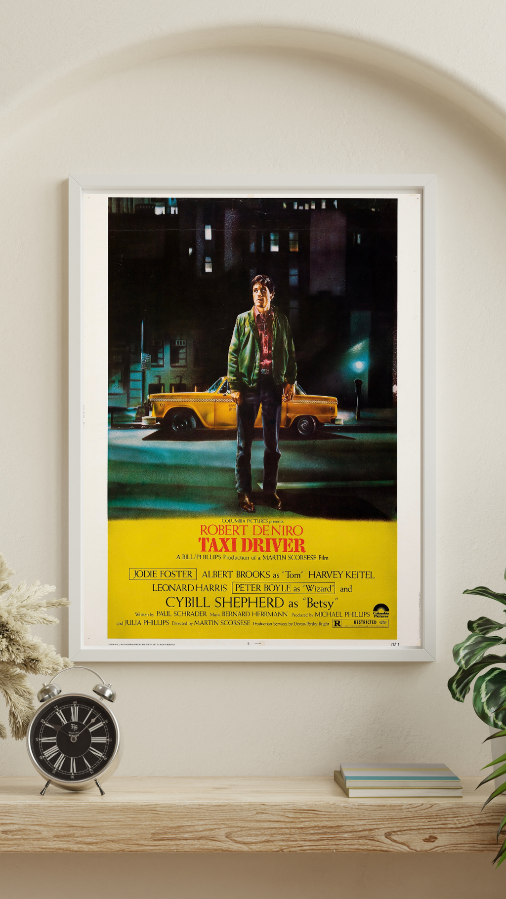 TAXI DRIVER – FILM DE MARTIN SCORSESE (1976) – ROBERT DE NIRO – AFFICHE CINÉMA DRAME POLAR CULTE – REPRODUCTION – POSTER HUB STUDIO – HQ