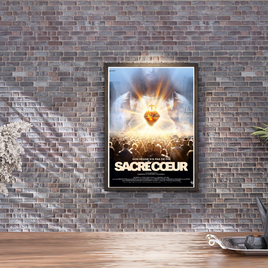 SACRÉ CŒUR – DOCUMENTAIRE DE SABRINA ET STEVEN J. GUNNELL (2024) – DOCUMENTAIRE SPIRITUEL – AFFICHE CINÉMA – REPRODUCTION – POSTER HUB STUDIO – HQ