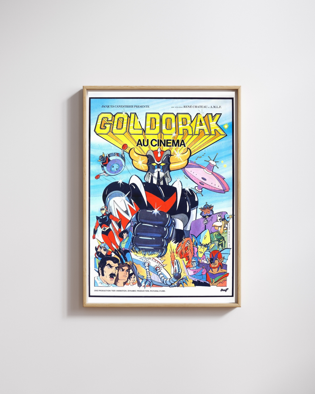 GOLDORAK – 1975, PÓSTER DE CINE REPRO VINTAGE ALTA CALIDAD