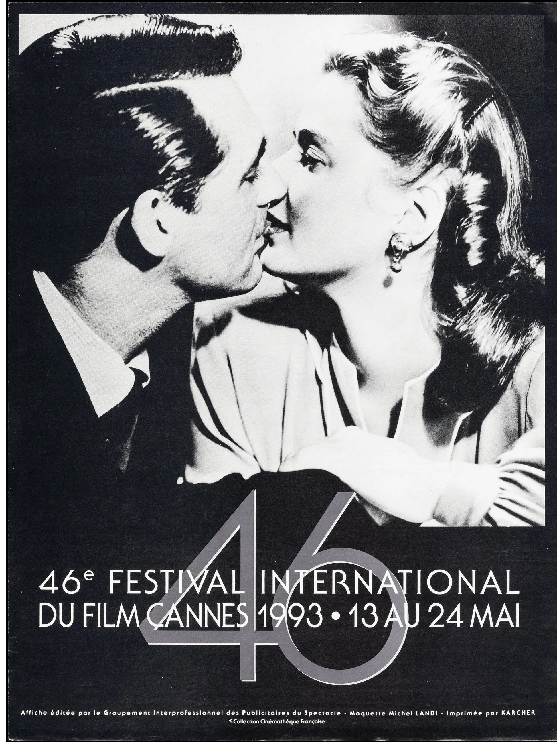 46ᵉ FESTIVAL INTERNATIONAL DU FILM DE CANNES – 1993, AFFICHE REPRO POSTER HUB STUDIO, HQ (Copie)