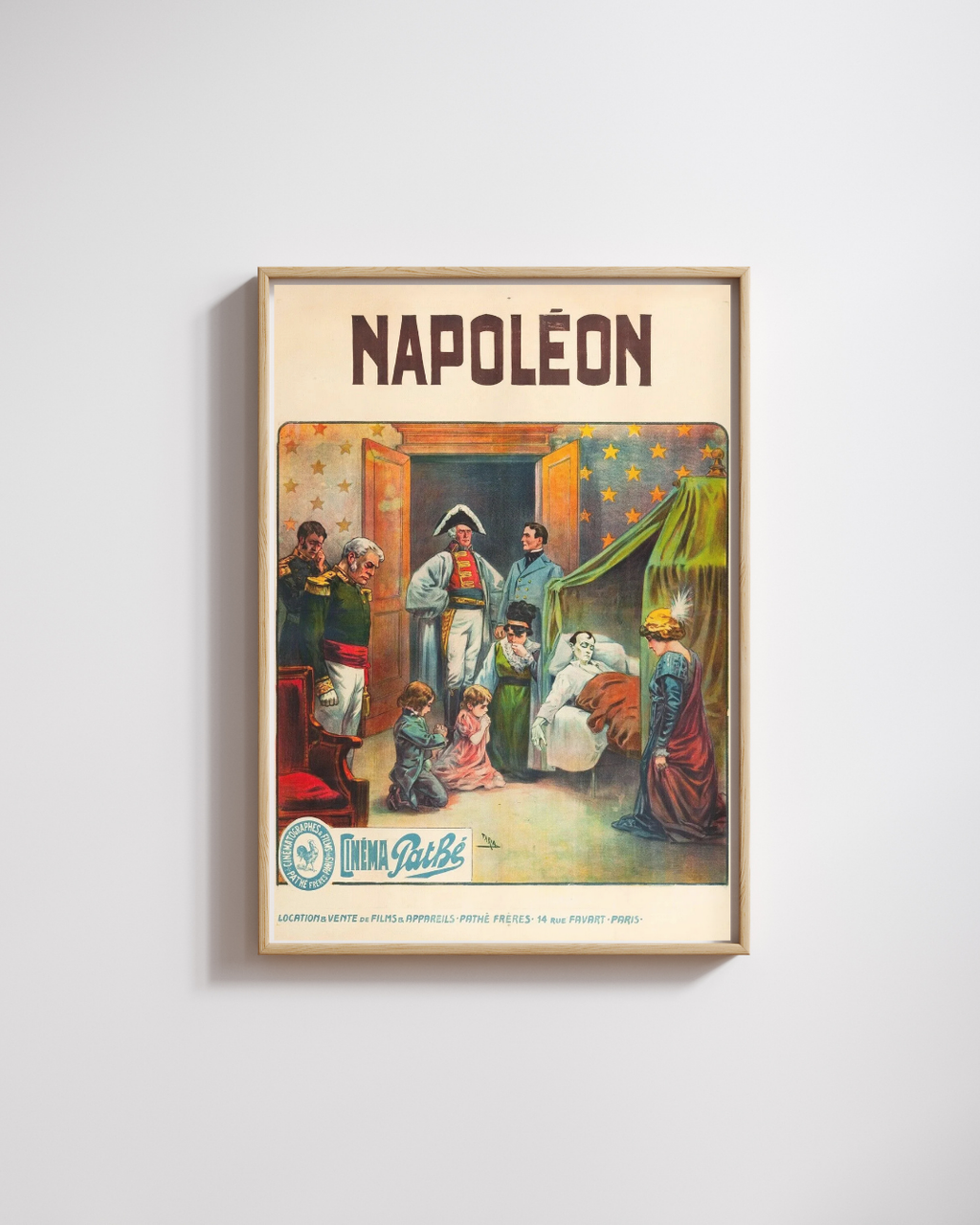 NAPOLEÓN, ABEL GANCE, 1927, PATHÉ, REPRO VINTAGE HQ CARTEL DE CINE