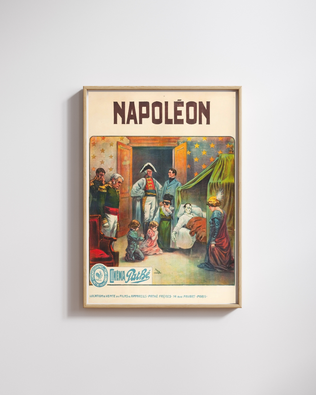 NAPOLEÓN, ABEL GANCE, 1927, PATHÉ, REPRO VINTAGE HQ CARTEL DE CINE