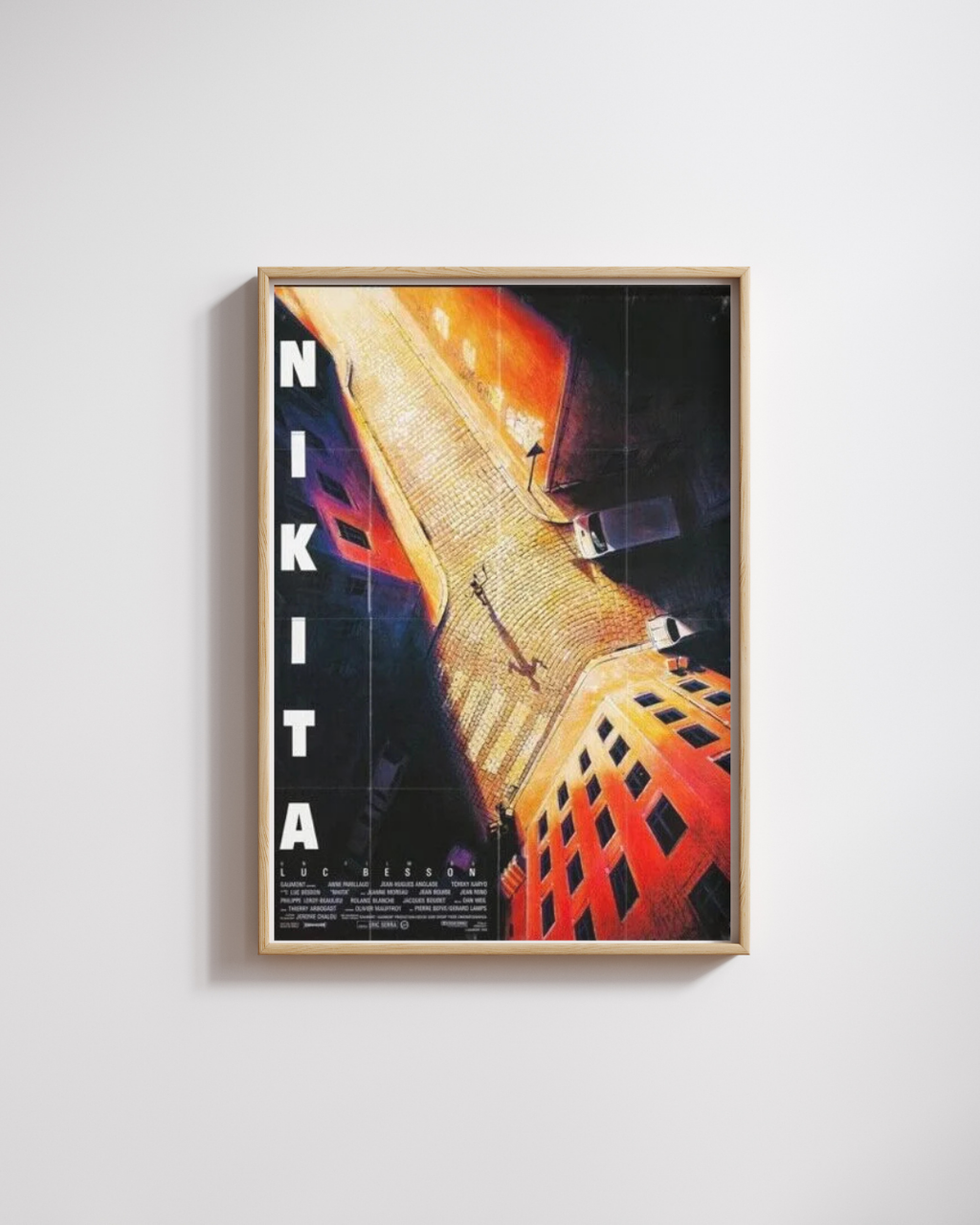 NIKITA, ANNE PARILLAUD, LUC BESSON, 1990, Repro affiche cinéma VINTAGE, HQ.