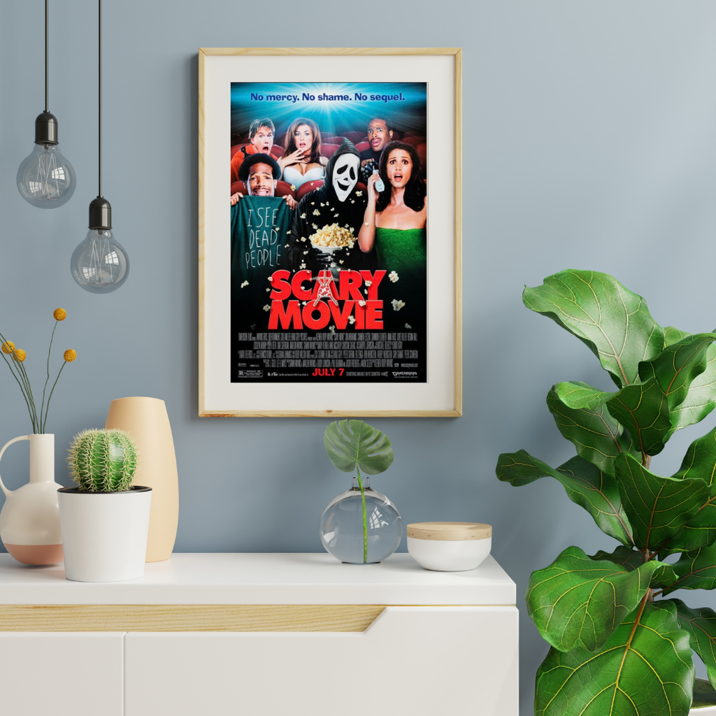 SCARY MOVIE – FILM DE Keenen Ivory Wayans (2000) – ANNA FARIS – AFFICHE CINÉMA COMÉDIE PARODIE – REPRODUCTION – POSTER HUB STUDIO – HQ
