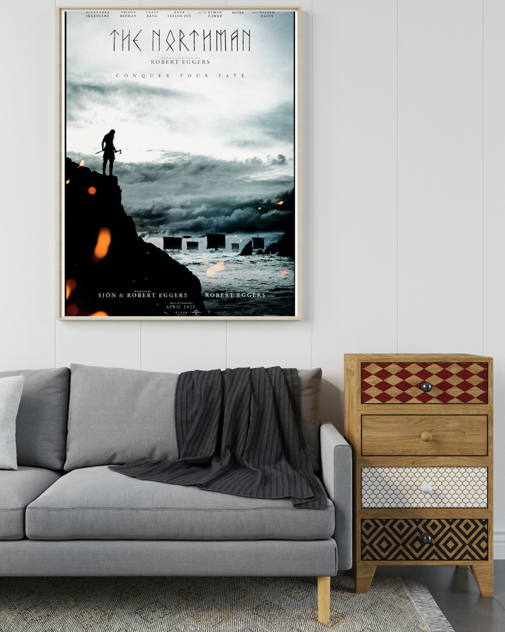 THE NORTHMAN – ALEXANDER SKARSGÅRD – 2022 – DRAME HISTORIQUE ÉPIQUE - REPRODUCTION– POSTER HUB STUDIO – HQ