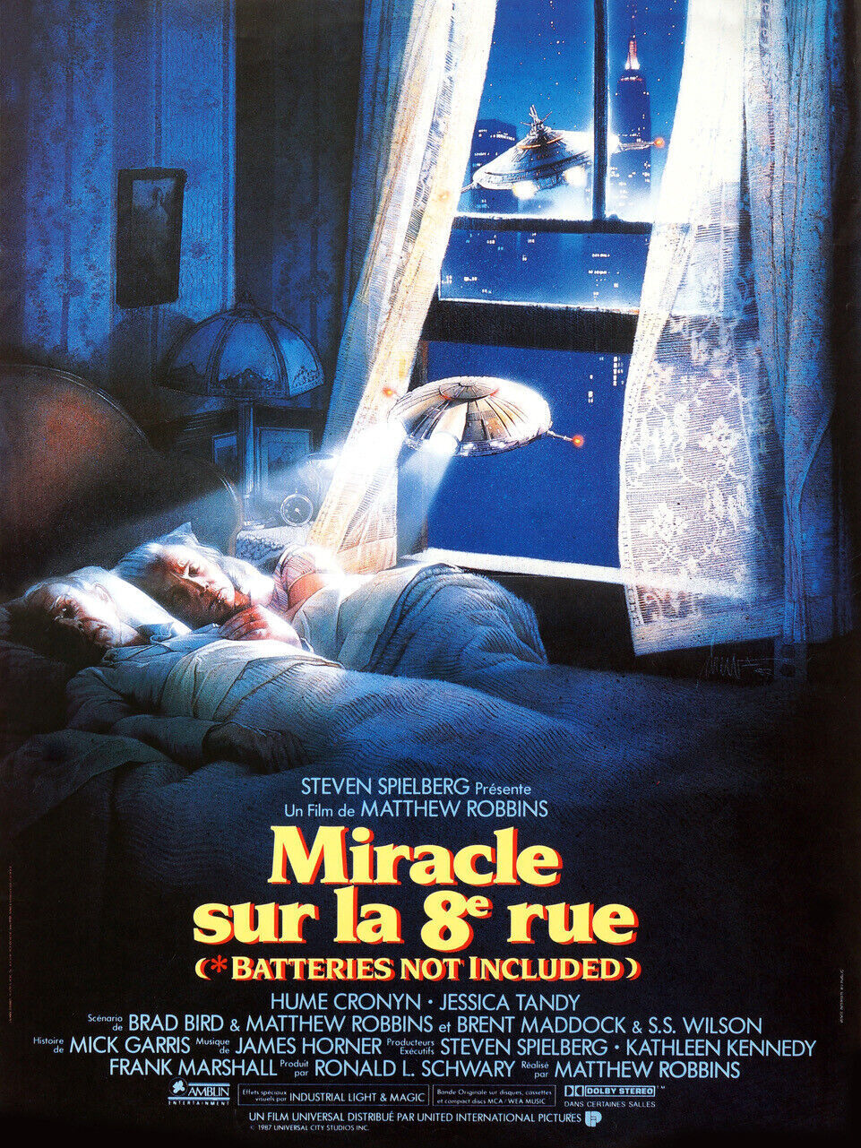 MIRACLE ON 8TH STREET, HUME CRONYN, 1987, REPRO VINTAGE THEATRICAL POSTER, HQ