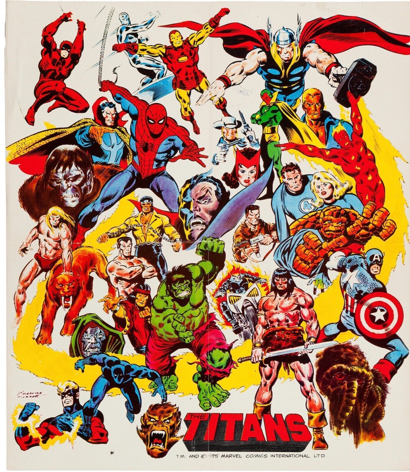 TITANS, Repro Poster SUPER HEROES, HQ