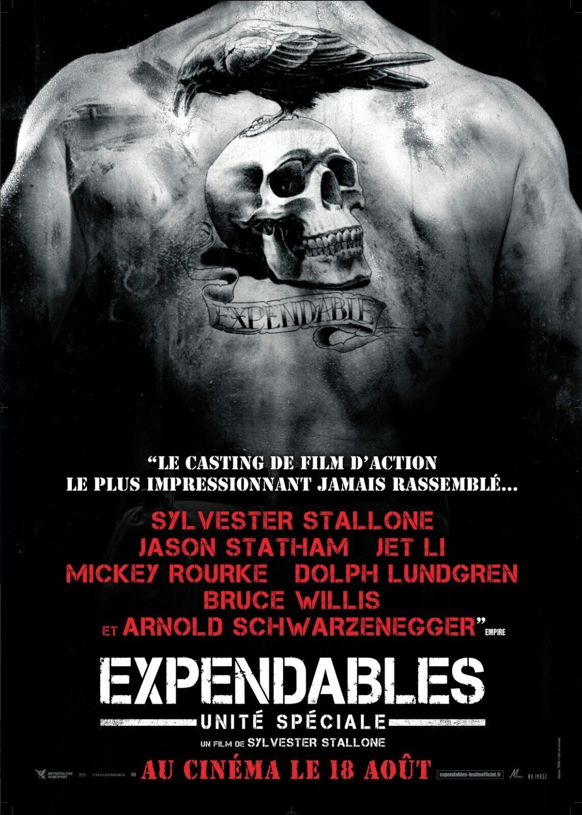 EXPENDABLES UNITE SPECIALE, SYLVESTER STALLONE, 2010, REPRO MOVIE POSTER, VINTAGE, HQ