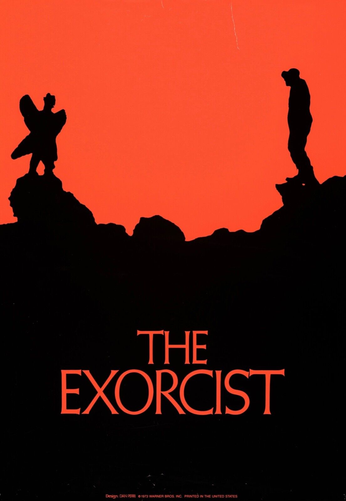 L’EXORCISTE, LINDA BLAIR, 1973, REPRO MOVIE POSTER, VINTAGE, HQ