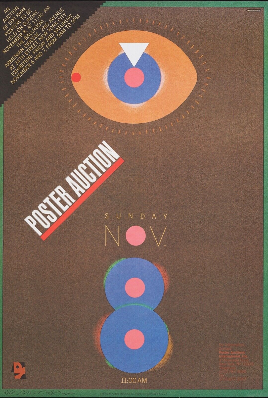 POSTER AUCTION, Repro Poster PUBLICITÉ VINTAGE,  HQ