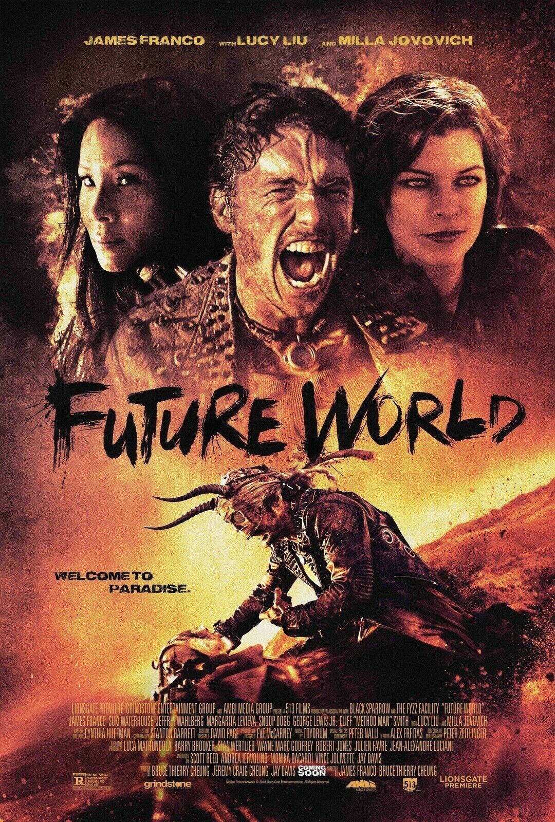 FUTURE WORLD, JAMES FRANCO, 2018, REPRO MOVIE POSTER, VINTAGE, HQ