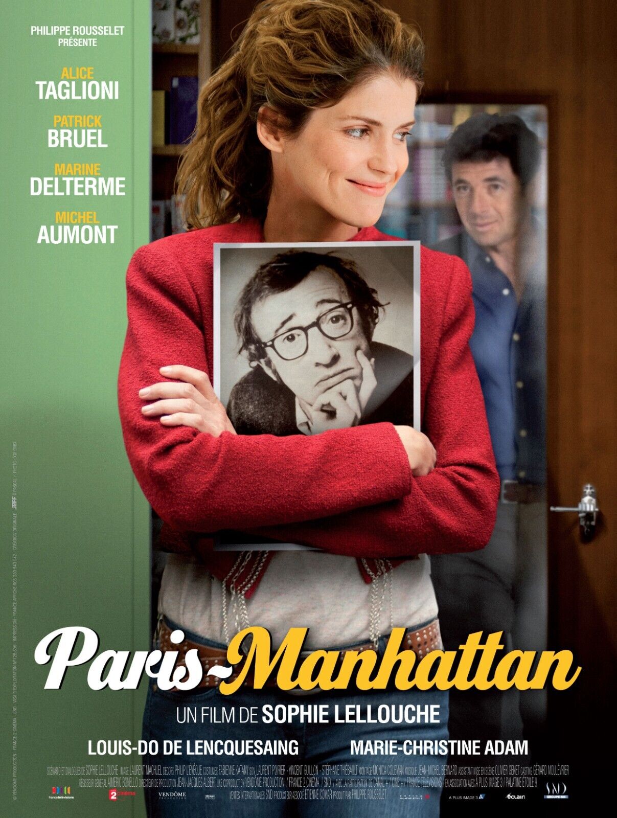 PARIS-MANHATTAN, ALICE TAGLIONI, 2012, Repro cinema poster, VINTAGE, HQ