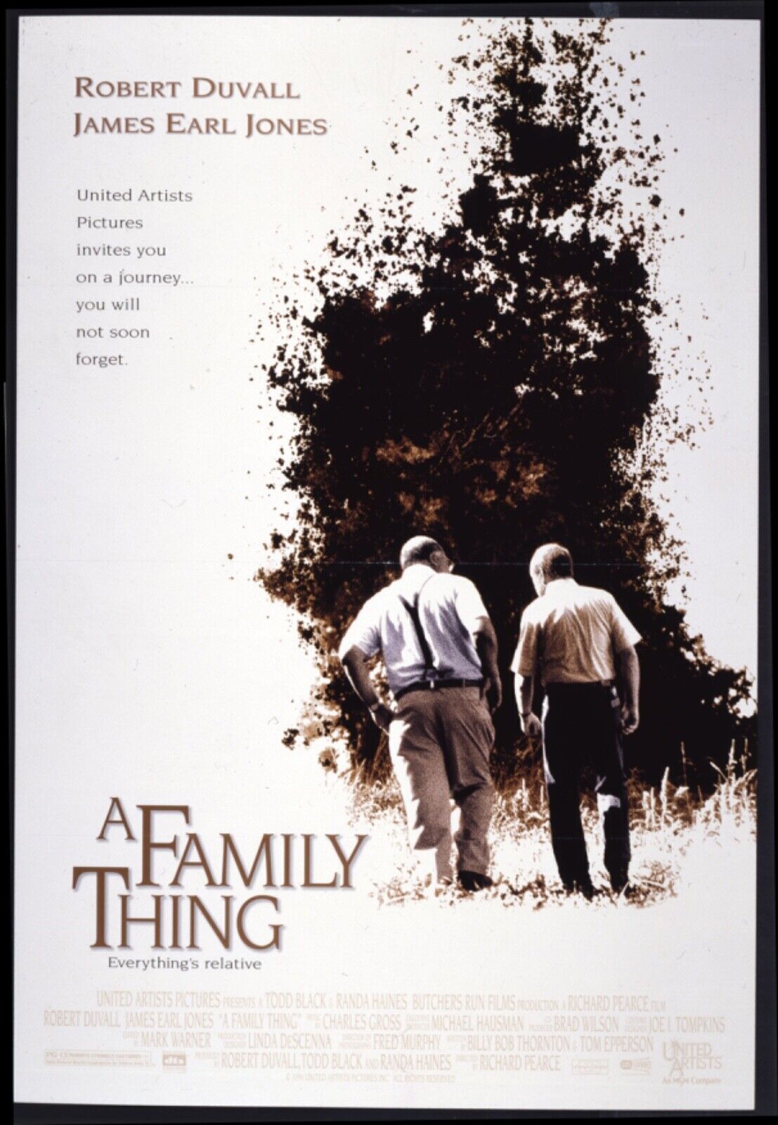 A FAMILY THING, ROBERT DUVALL, REPRO VINTAGE CINEMA POSTER