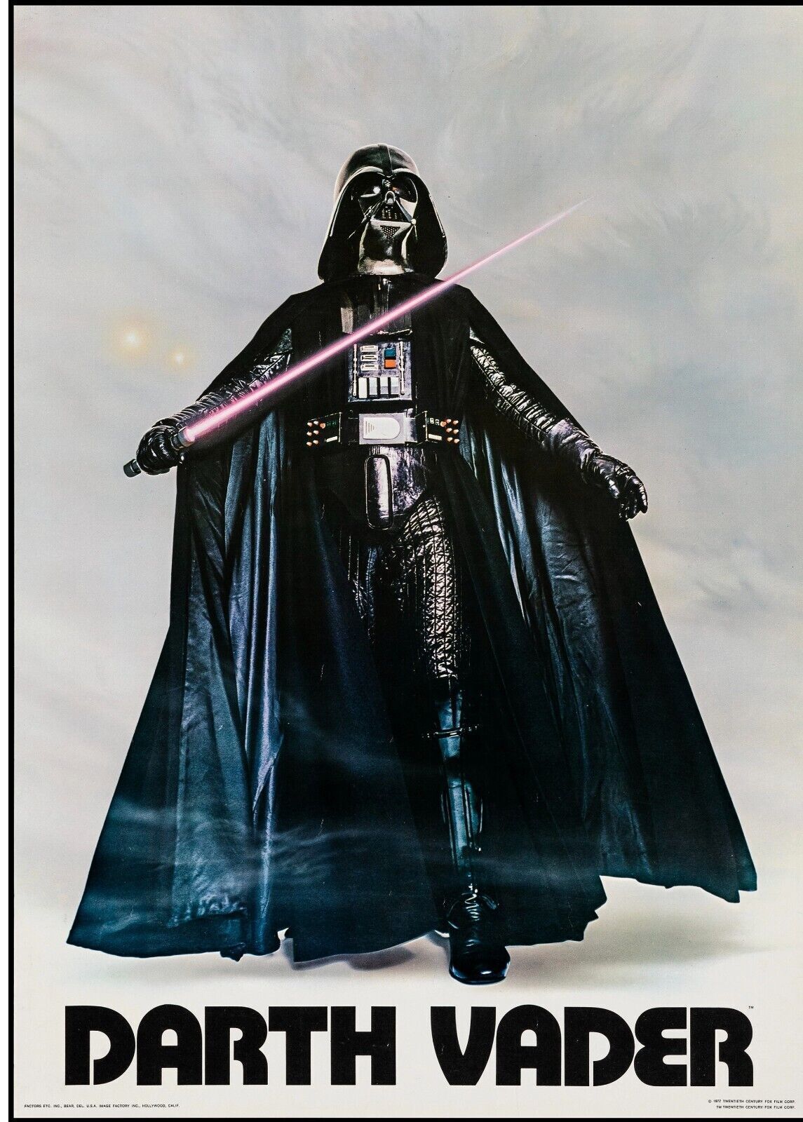 DARTH VADER, HAYDEN CHRISTENSEN, 2005, REPRODUCCIÓN DE CARTEL DE PELÍCULA, VINTAGE, HQ