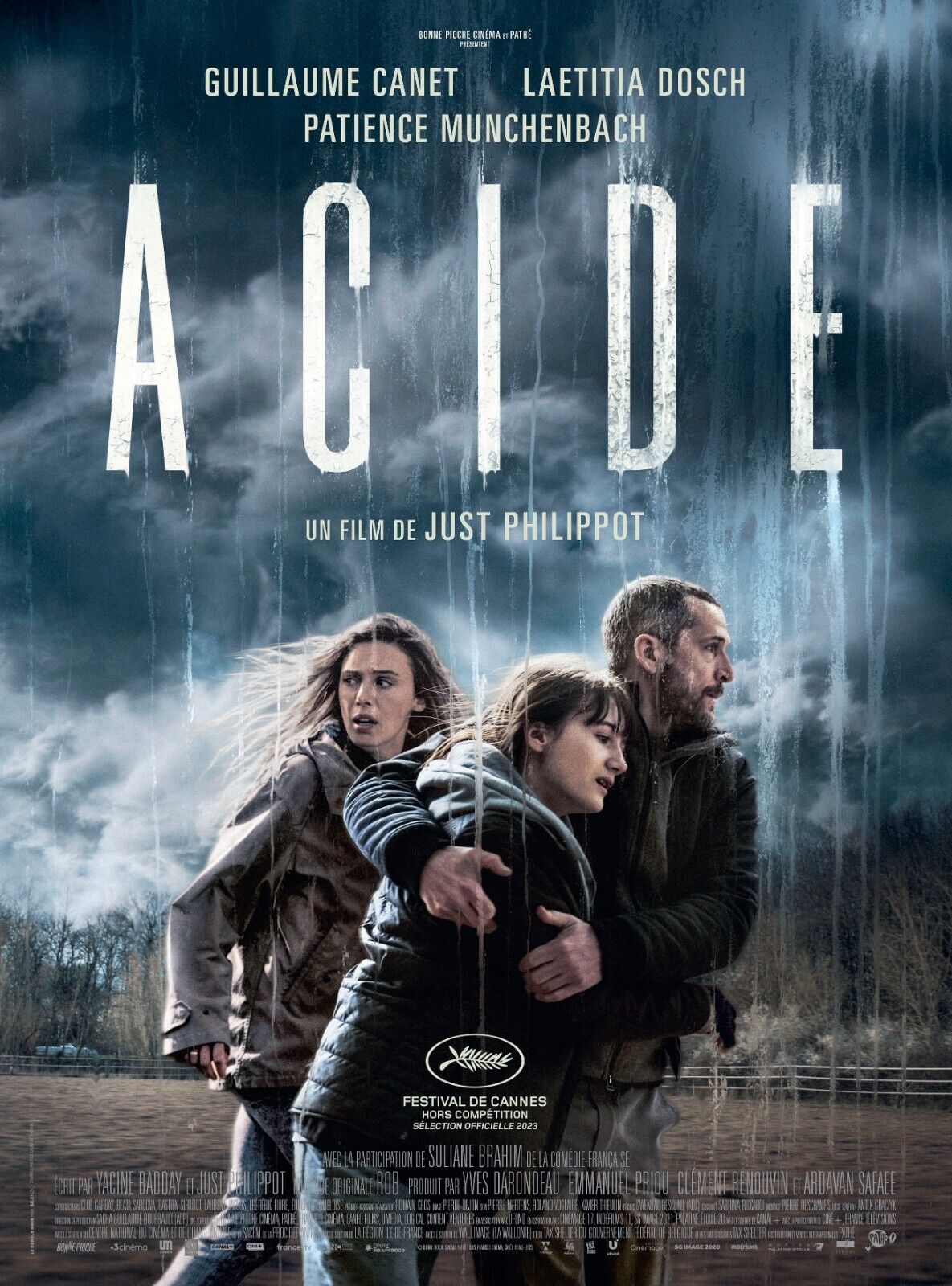 ACID, GUILLAUME CANET, 2023, REPRO MOVIE POSTER, VINTAGE, HQ