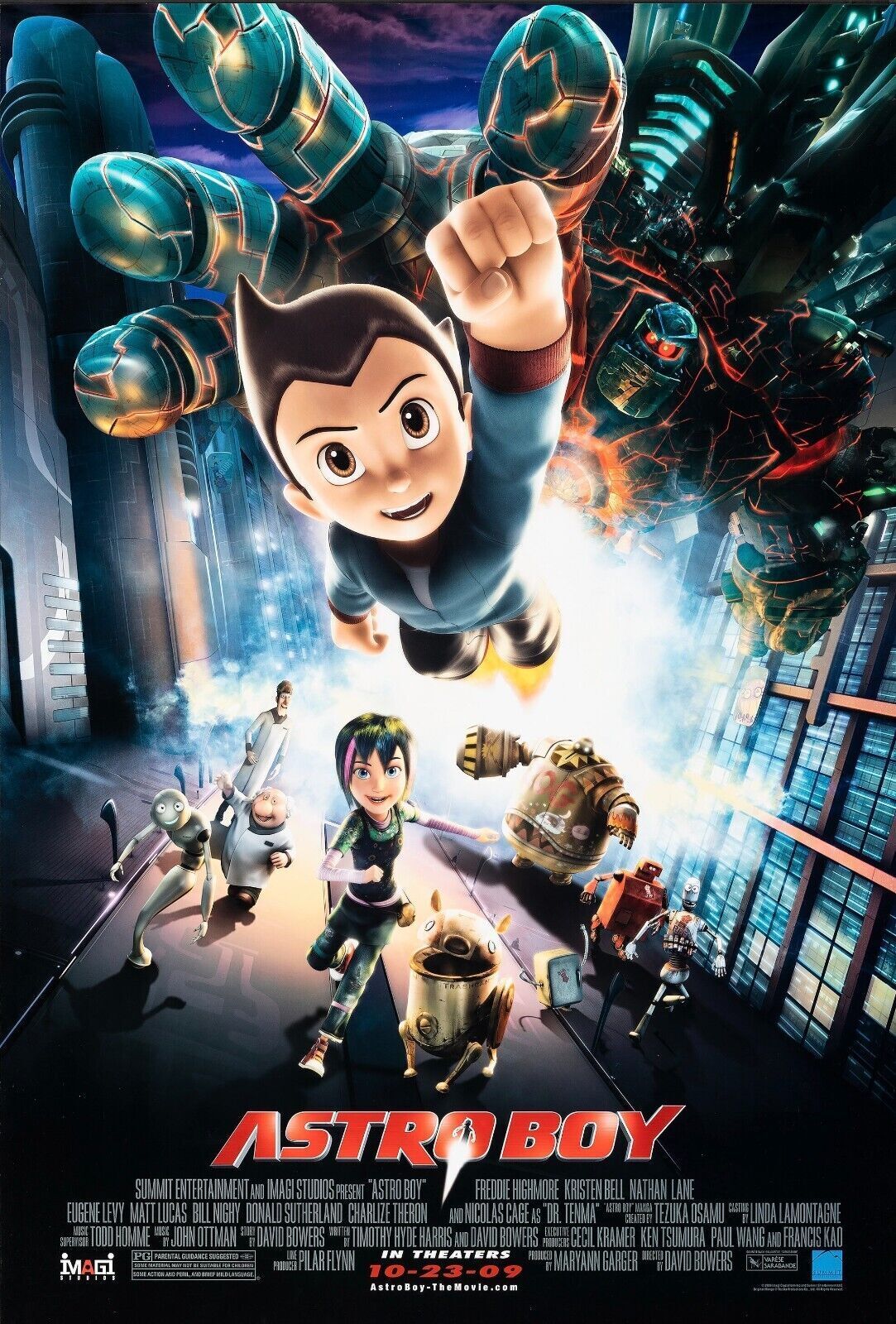 ASTRO BOY, FREDDIE HIGHMORE, 2009, REPRO MOVIE POSTER, VINTAGE, HQ