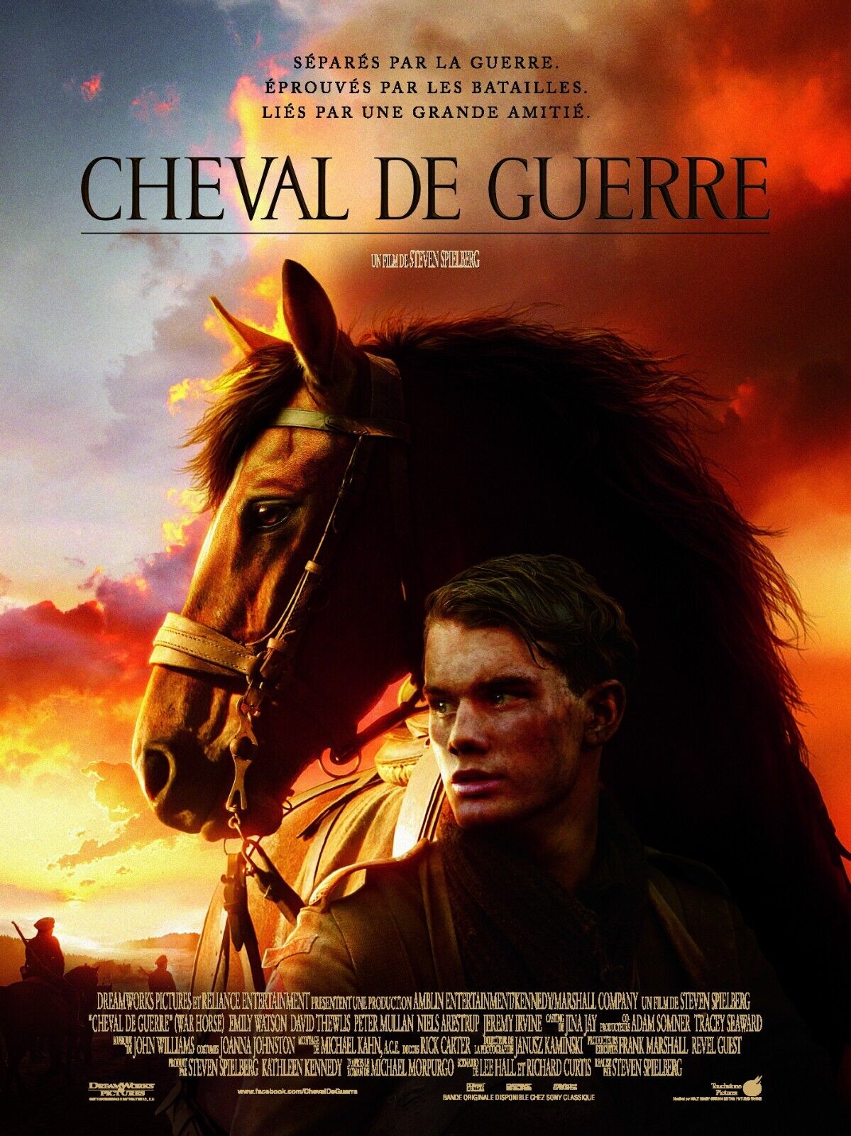 CHEVAL DE GUERRE (WAR HORSE), STEVEN SPIELBERG, 2011, REPRO MOVIE POSTER, VINTAGE, HQ