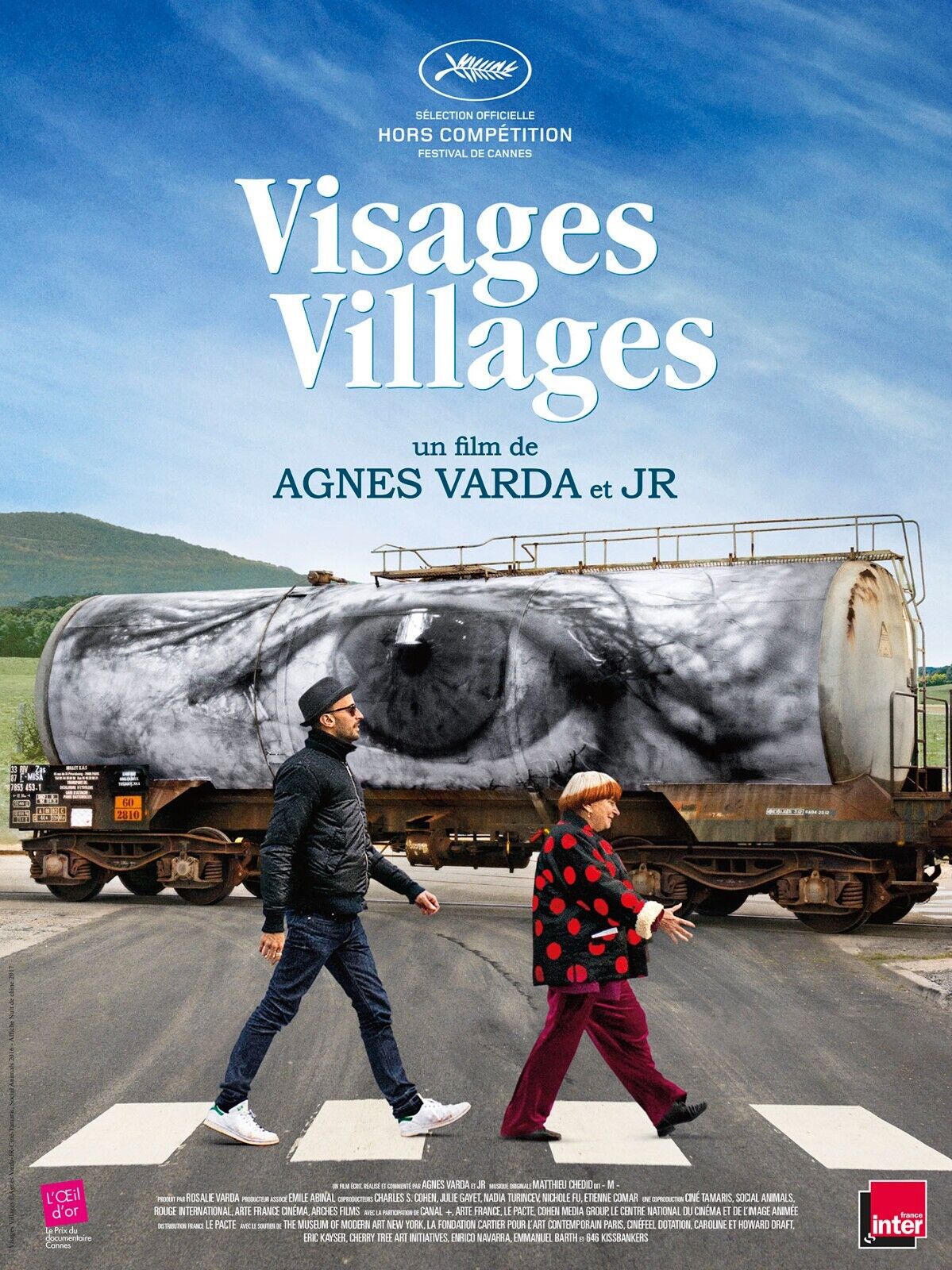 VISAGES, VILLAGES, AGNES VARDA, 2016 repro affiche de cinema, HQ