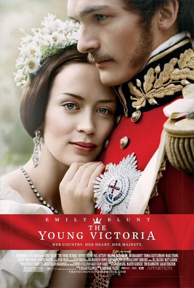 VICTORIA : LES JEUNES ANNÉES D'UNE REINE, EMILY BLUNT, 2009,  repro affiche cinéma, HQ