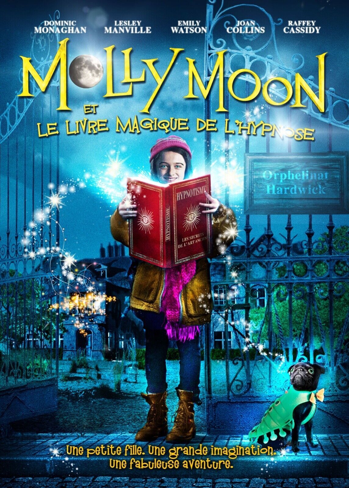 MOLLY MOON ET LE LIVRE MAGIQUE DE L’HYPNOSE, DOMINIC MONAGHAN, 2015, Repro Affiche cinéma, VINTAGE, HQ