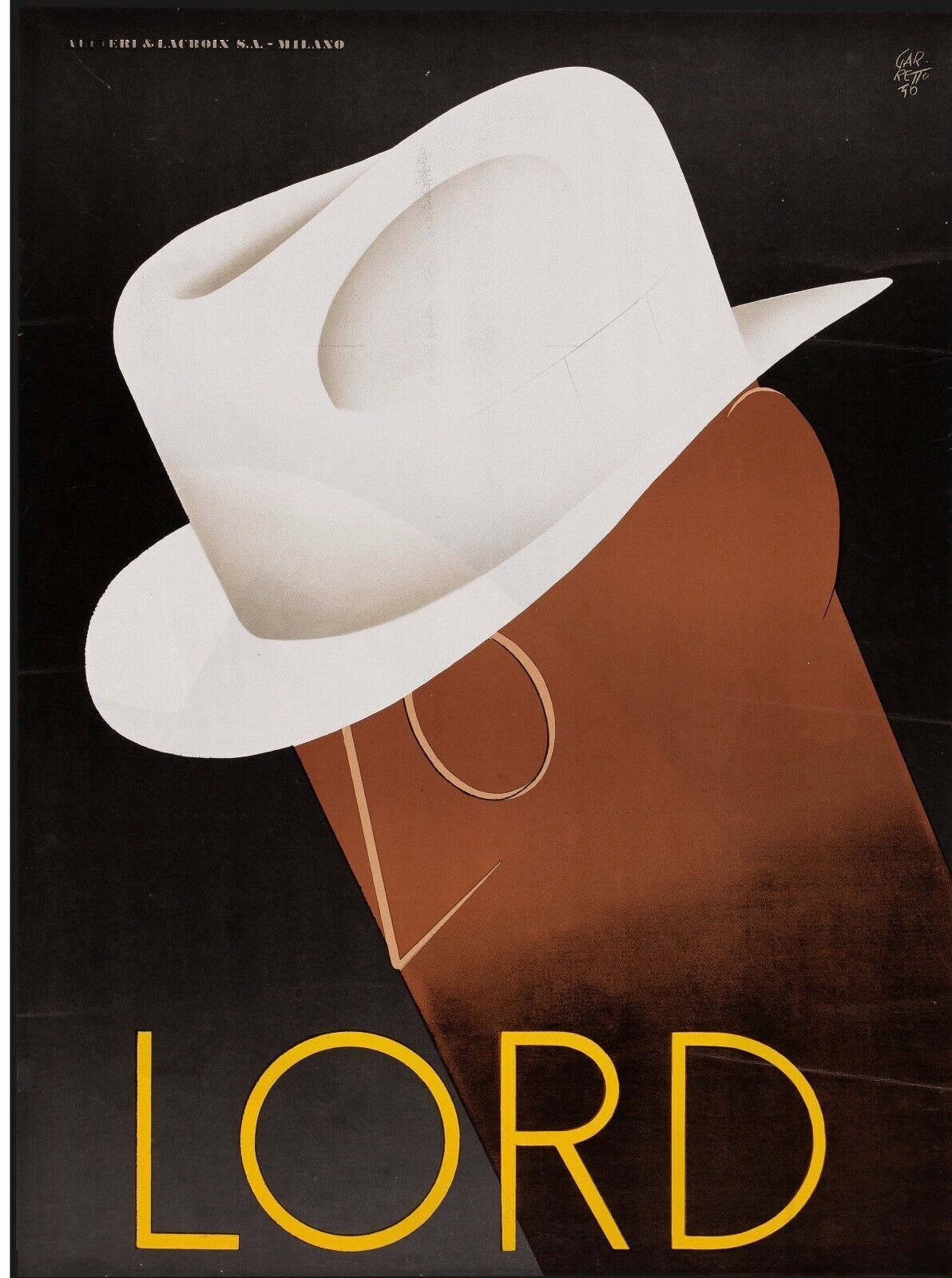 LORD, 1930, repro affiche cinéma VINTAGE,HQ
