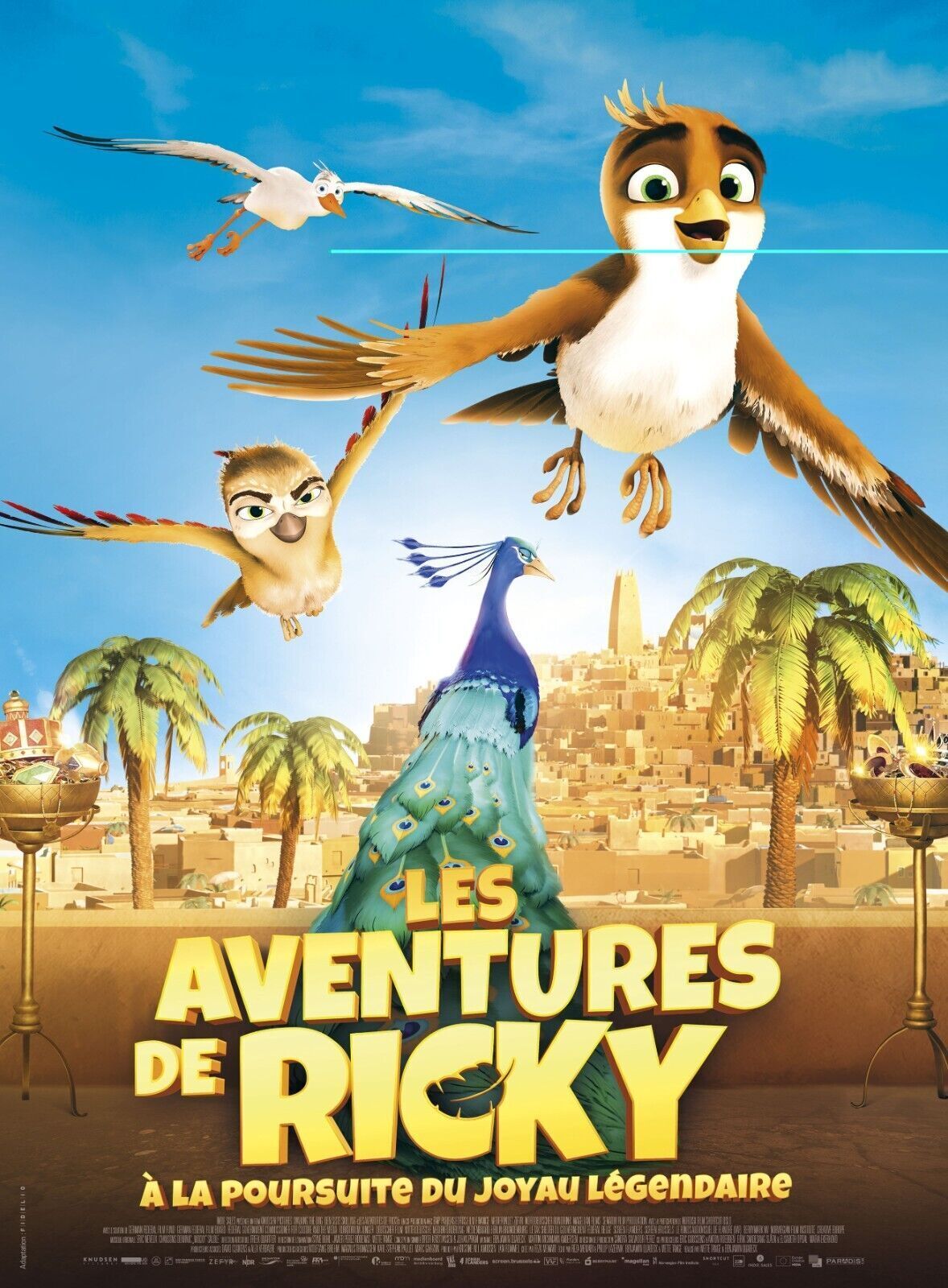 LES AVENTURES DE RICKY – TILMAN DÖRING, 2023, repro poster de cinéma, VINTAGE, HQ