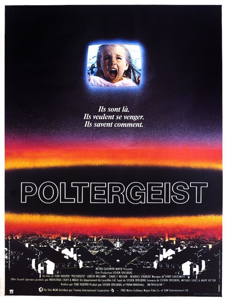 POLTERGEIST, CRAIG T. NELSON, 1982, Repro affiche cinema, HQ