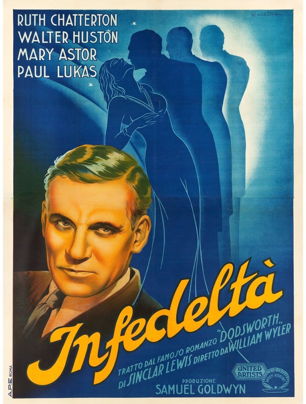 HIGH INFIDELITY, RUTH CHATTERTON, 1964, REPRO MOVIE POSTER, VINTAGE, HQ