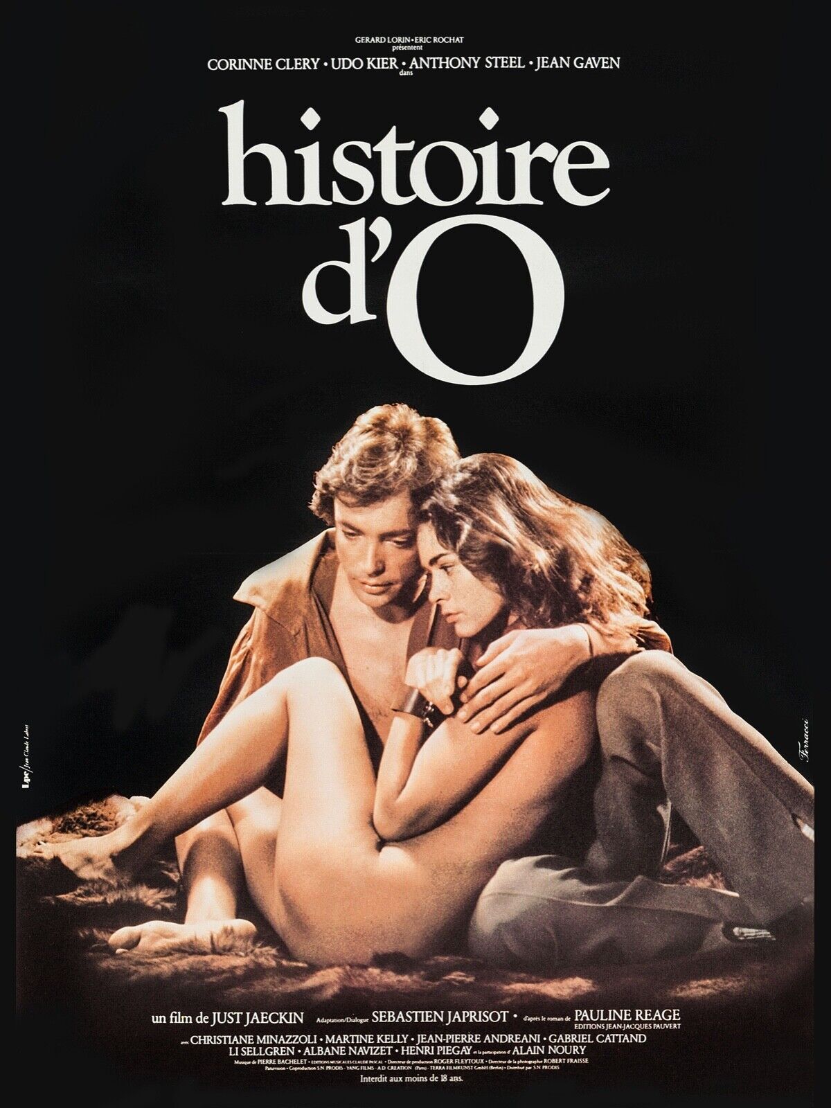 STORY OF O, CORINNE CLERY, REPRO VINTAGE HQ CINEMA POSTER