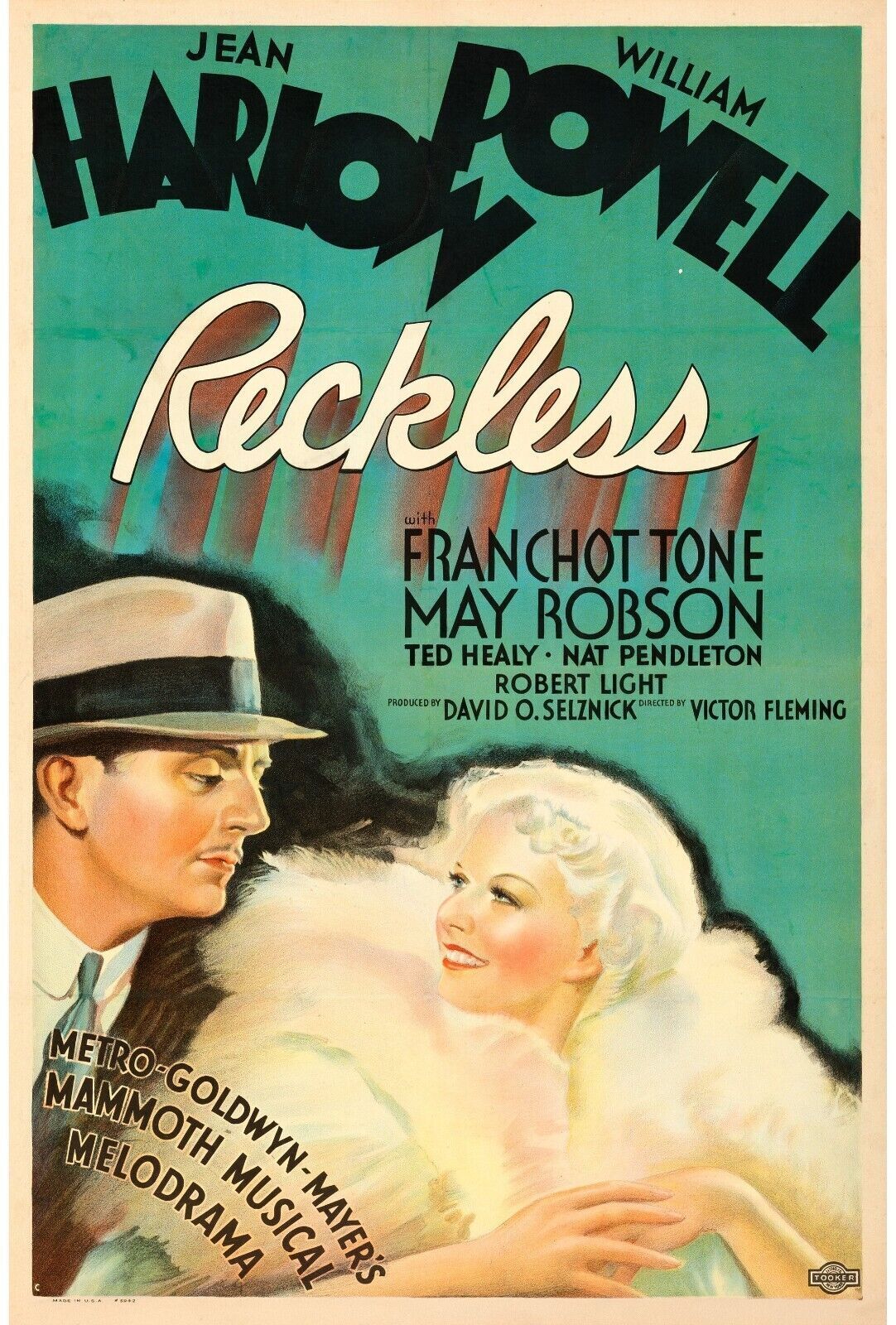 IMPRUDENTE JEUNESSE, FRANCHOT TONE, 1935, REPRO MOVIE POSTER, VINTAGE, HQ.