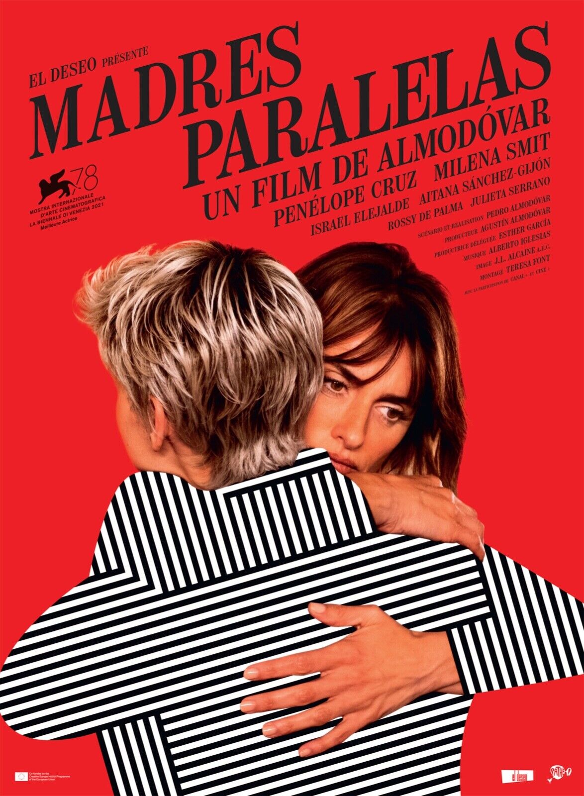 MADRES PARALELAS, PEDRO ALMODÓVAR, 2021, REPRO VINTAGE CINEMA POSTER, HQ