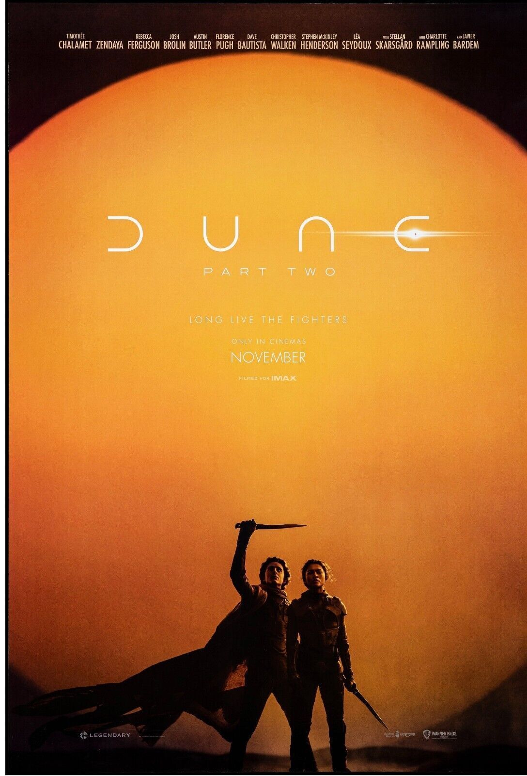 DUNE PART TWO, AUSTIN BUTLER, 2024, REPRO MOVIE POSTER, VINTAGE, HQ
