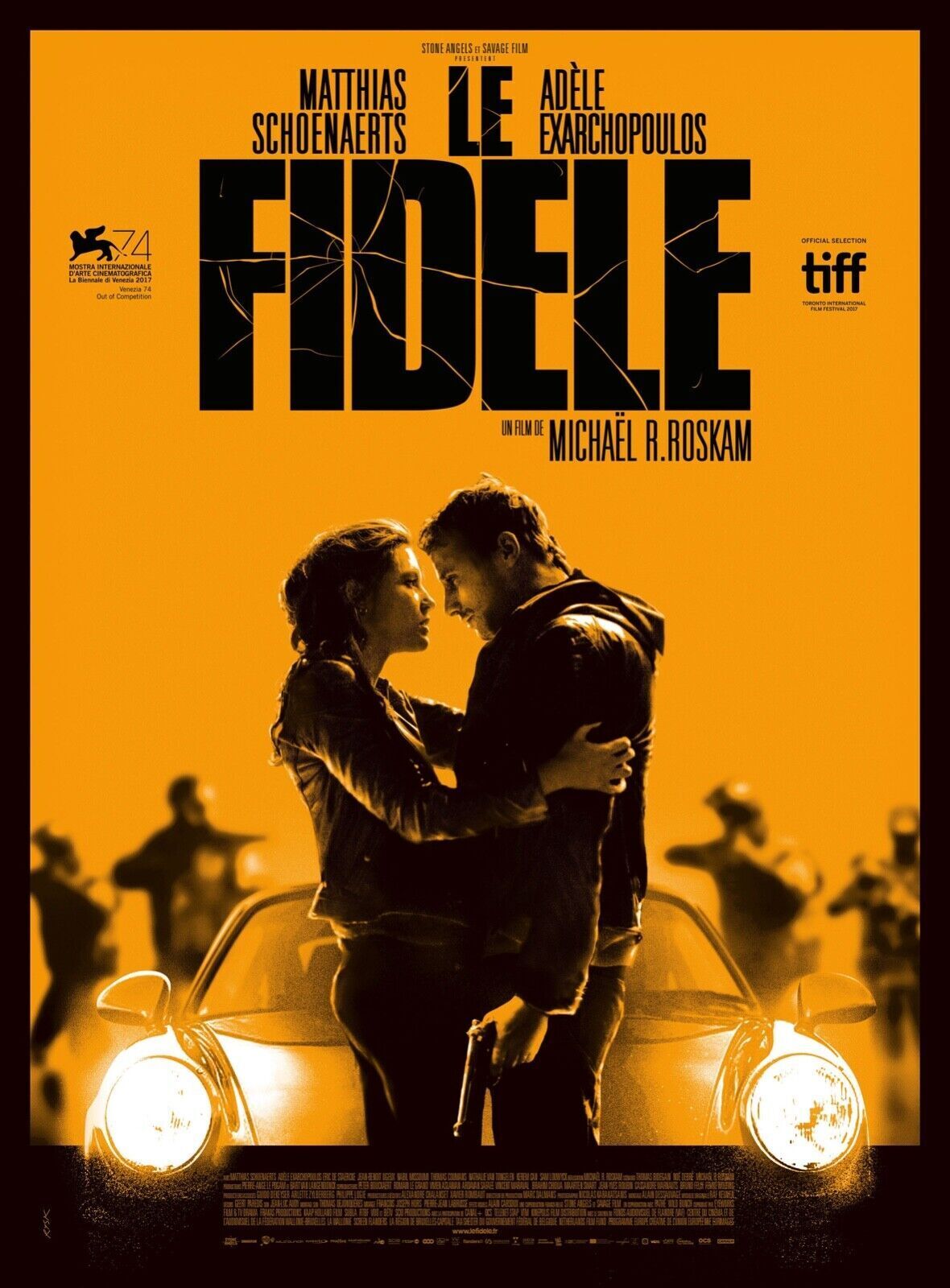 LE FIDÈLE, ADÈLE EXARCHOPOULOS, 2017, Repro affiche cinema, VINTAGE, HQ