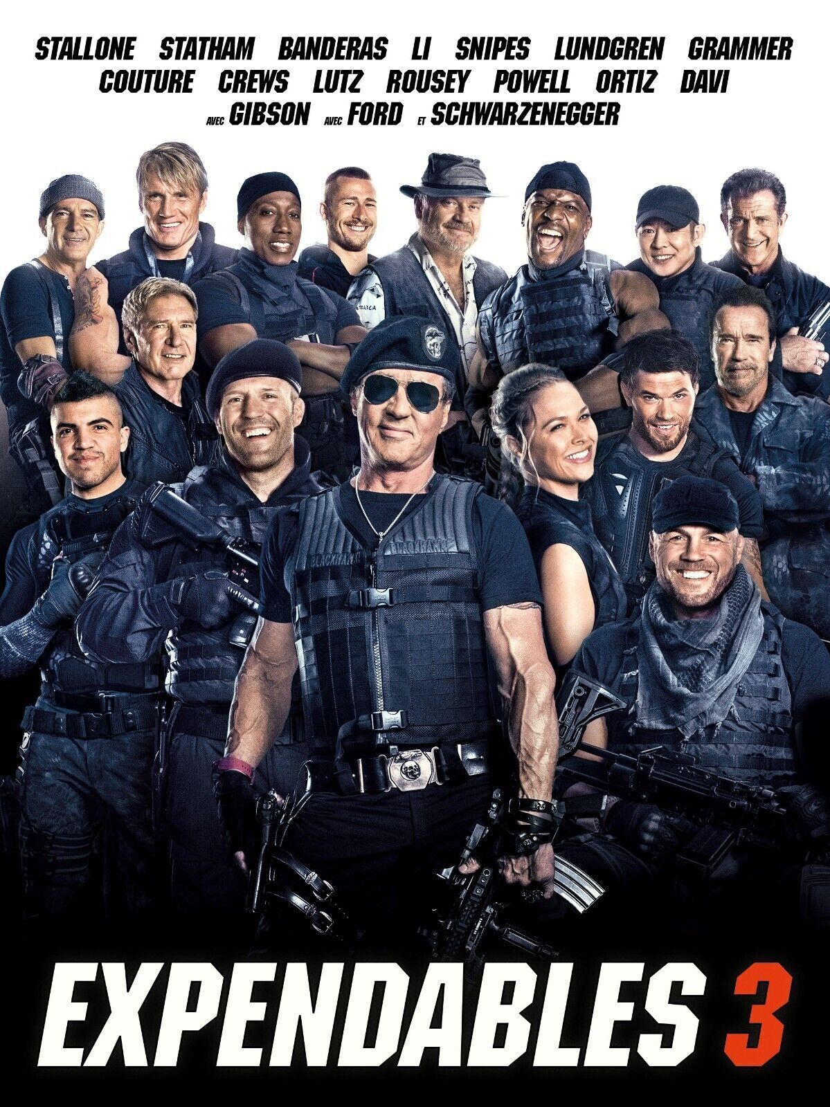 EXPENDABLES 3, SYLVESTER STALLONE, 2014, REPRO MOVIE POSTER, VINTAGE, HQ