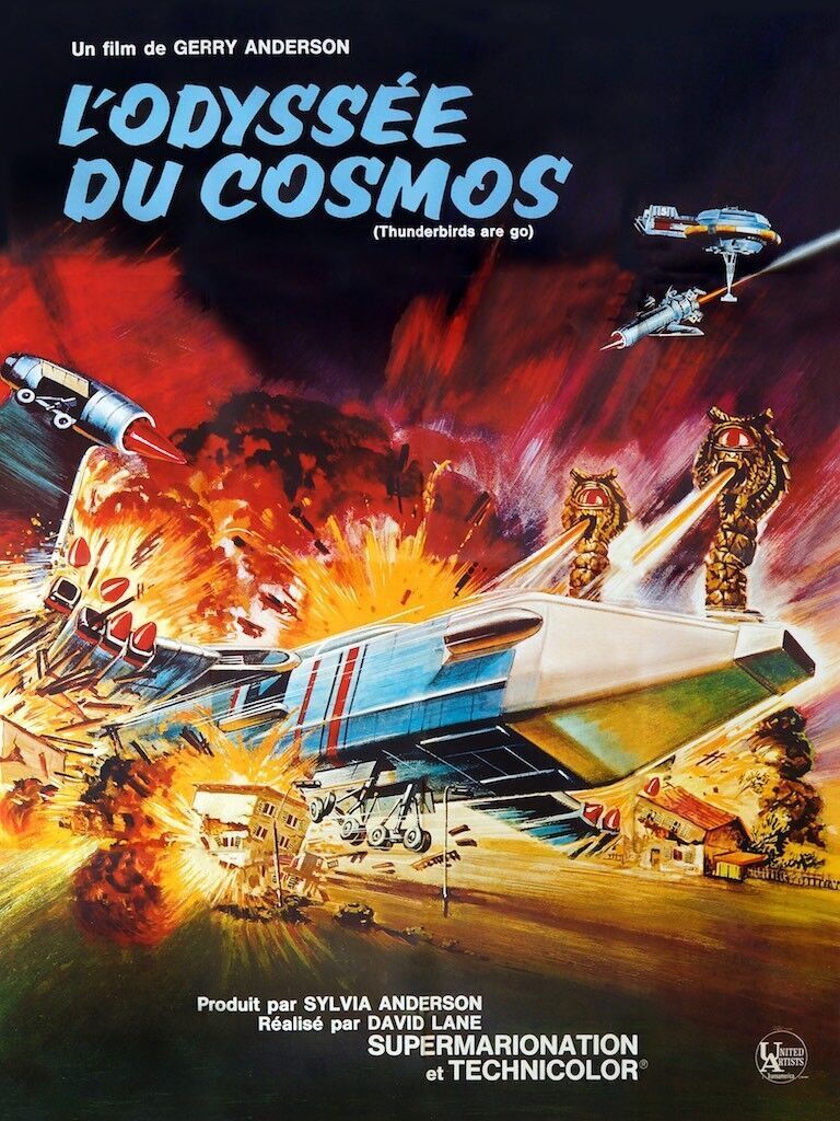 L’ODYSSÉE DU COSMOS, MARTIN LANDAU, 1975, REPRO SERIES POSTER, VINTAGE, HQ