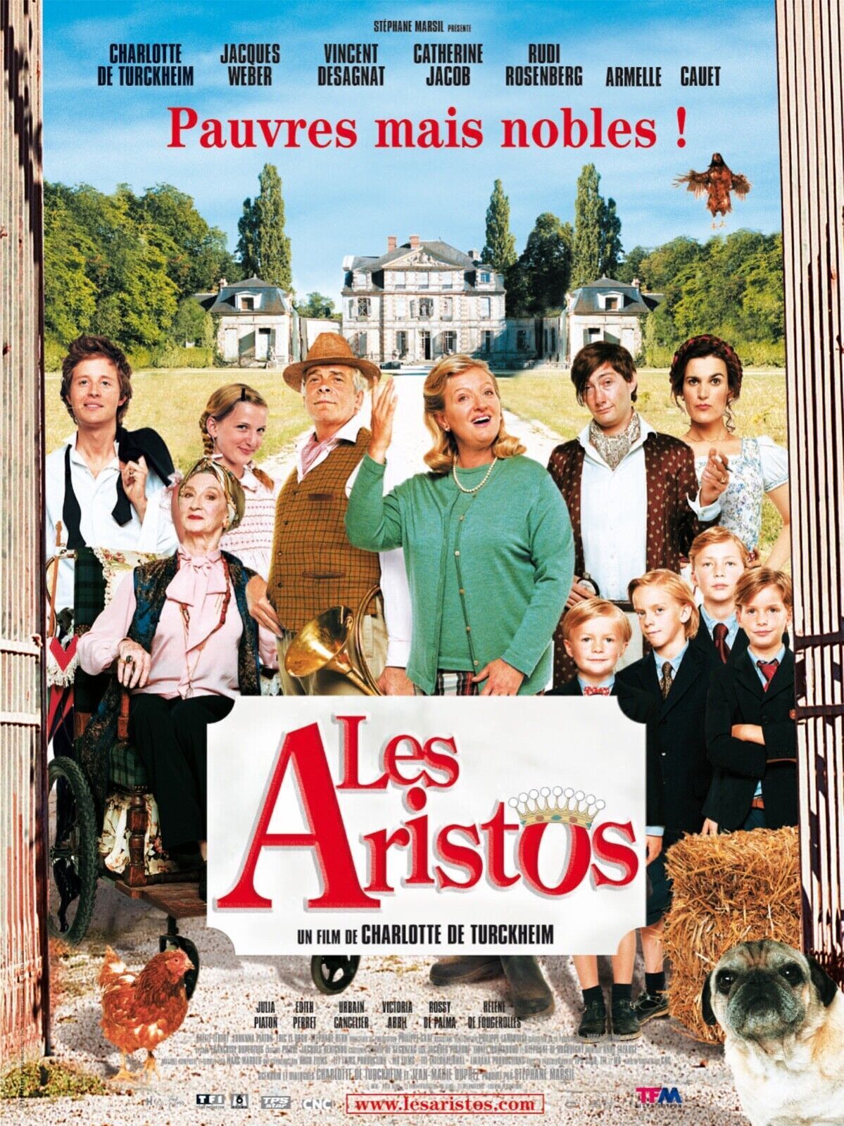 LES ARISTOS, JACQUES WEBER, 2006, Repro affiche cinema, VINTAGE, HQ