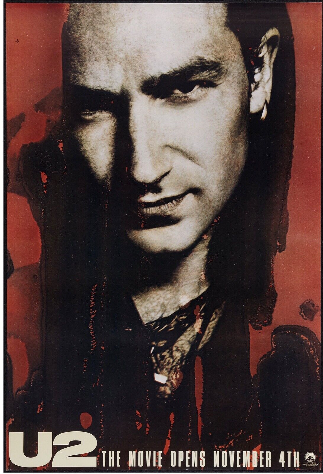 U2 THE MOVIE, Repro Poster MUSIC Concert Vintage HQ
