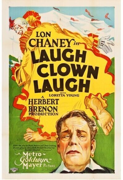 ¡RÍE, DORMITORIO! LON CHANEY, 1928, REPRODUCCIÓN DE CARTEL VINTAGE, HQ