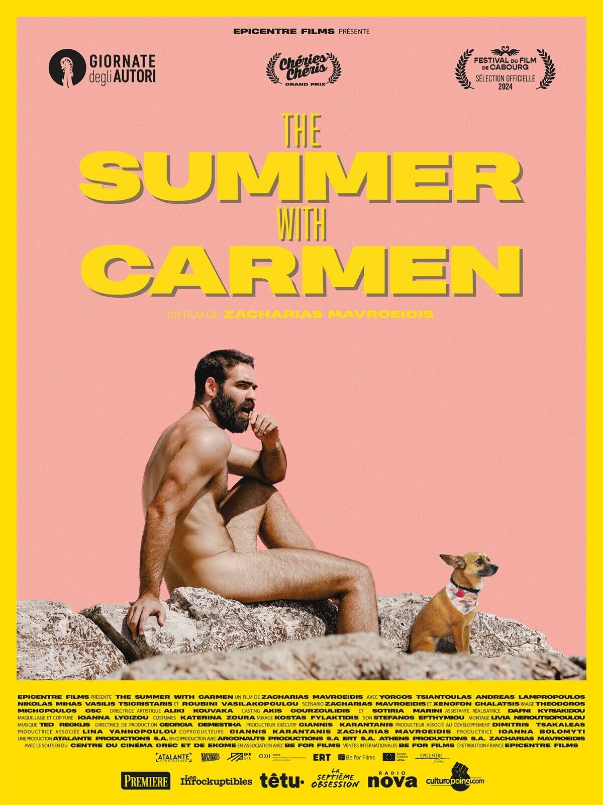 THE SUMMER WITH CARMEN, YORGOS TSIANTOULAS, 2023, repro affiche de cinema, HQ