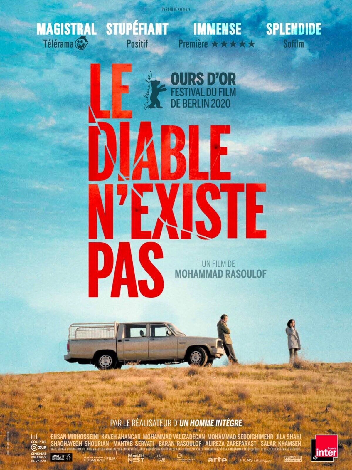 LE DIABLE N'EXISTE PAS, MOHAMMAD RASOULOF, 2020, Repro affiche cinema, VINTAGE, HQ