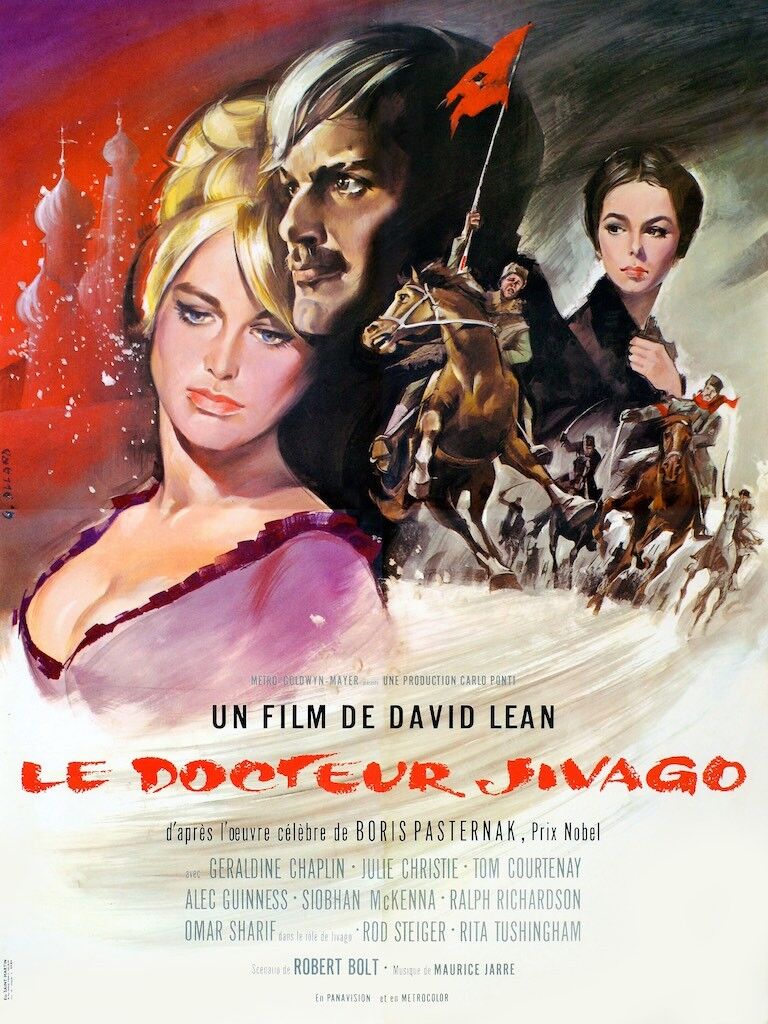 DOCTOR ZHIVAGO, OMAR SHARIF, 1965, REPRODUCCIÓN DE CARTEL DE PELÍCULA, VINTAGE, ALTA CALIDAD