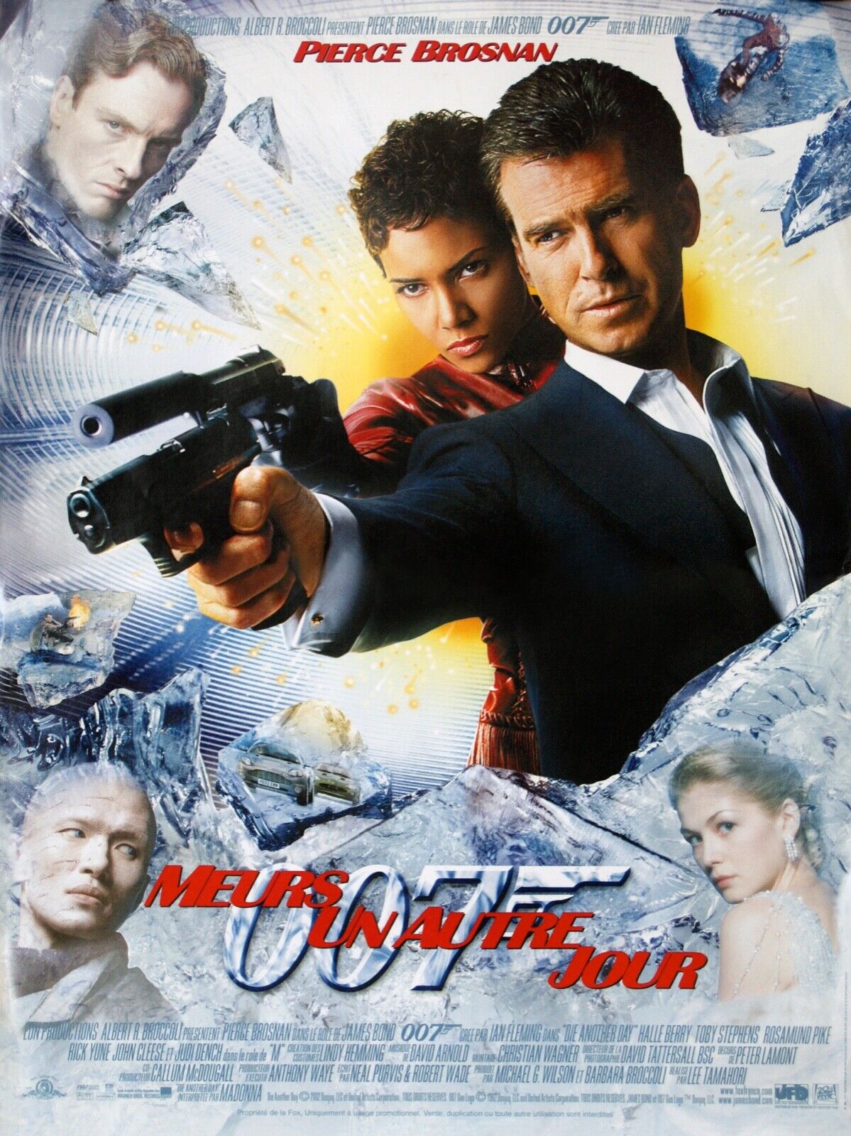 DIE ANOTHER DAY, PIERCE BROSNAN, 2002, Repro Cinema Poster, VINTAGE HQ
