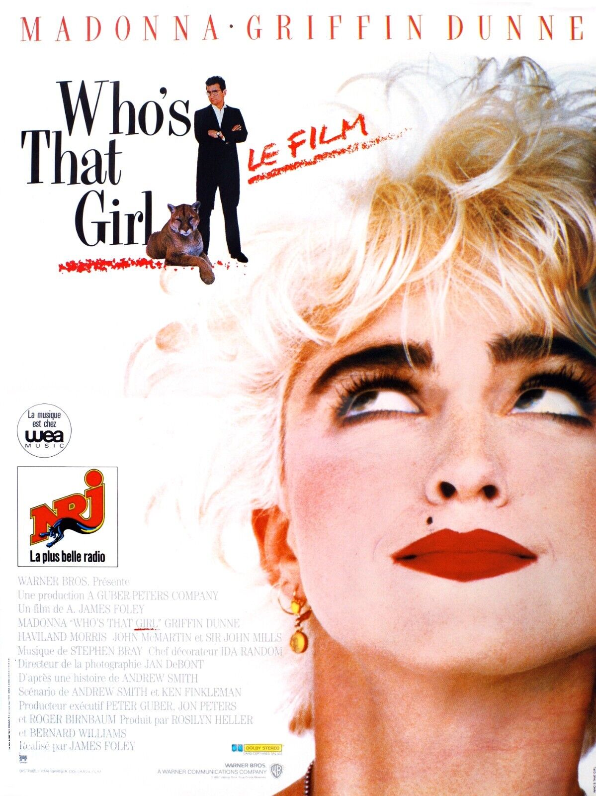 ¿QUIÉN ES ESA CHICA? MADONNA, HAVILAND MORRIS, REPRODUCCIÓN DE CARTELES DE CINE VINTAGE HQ
