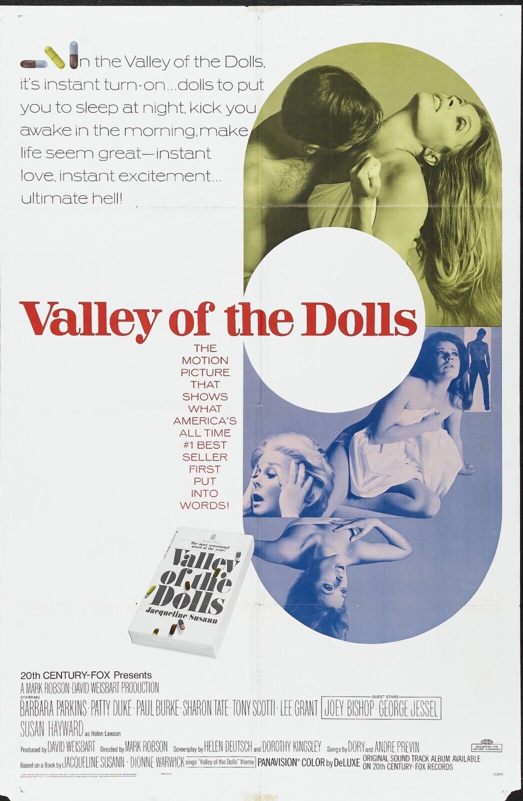 VALLEY OF THE DOLLS, BARBARA PARKINS, PATTY DUKE, 1967, REPRO CINEMA POSTER, VINTAGE, HQ
