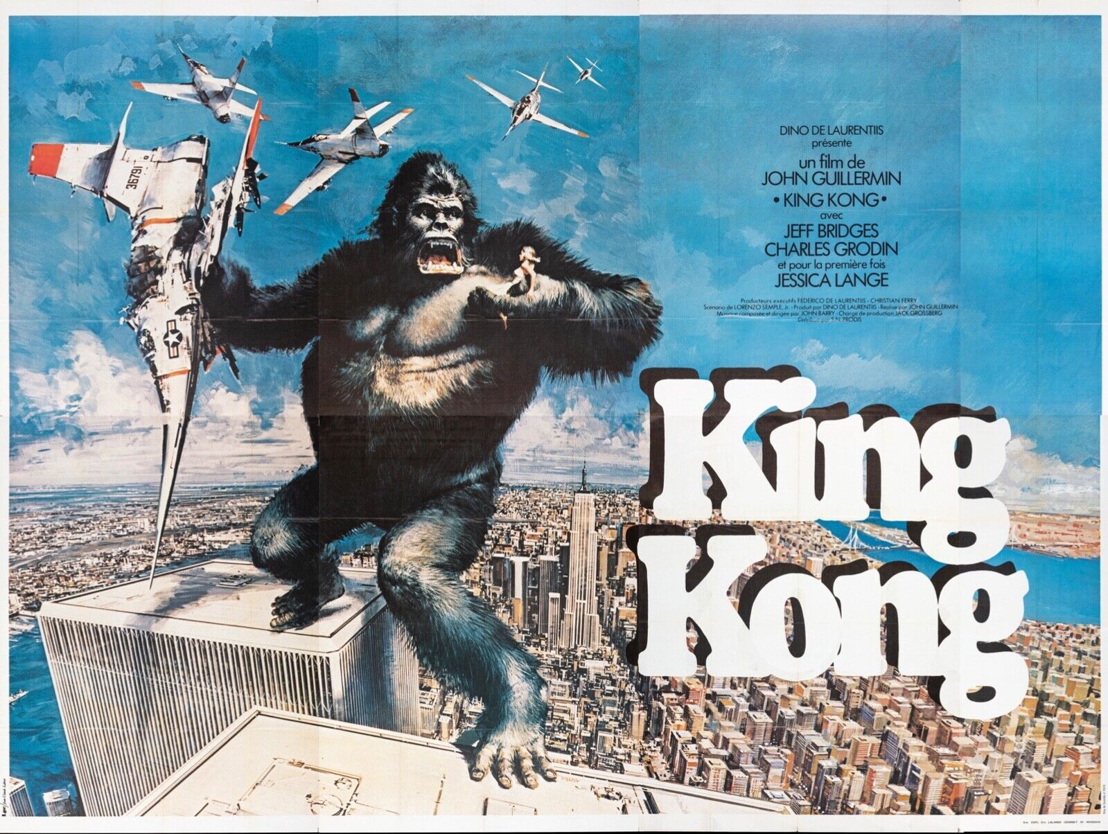 KING KONG, JOHN GUILLERMIN, Repro affiche CINEMA, HQ