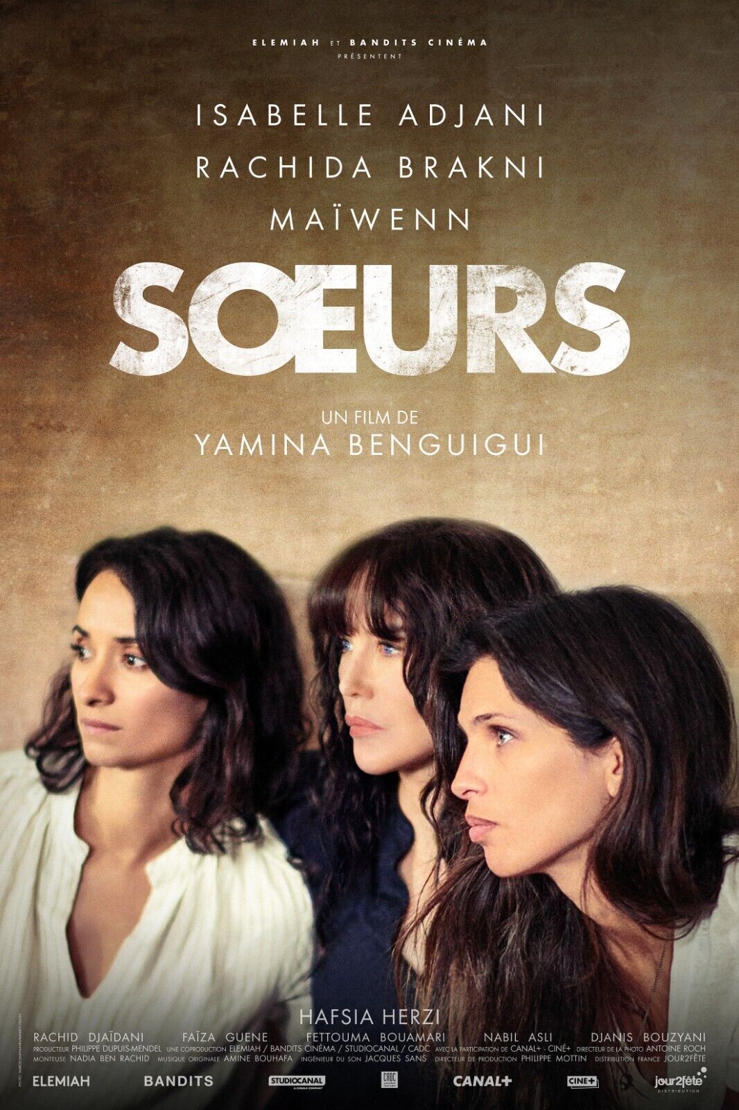 SOEURS, ISABELLE ADJANI, 2020, Repro poster de cinema, HQ