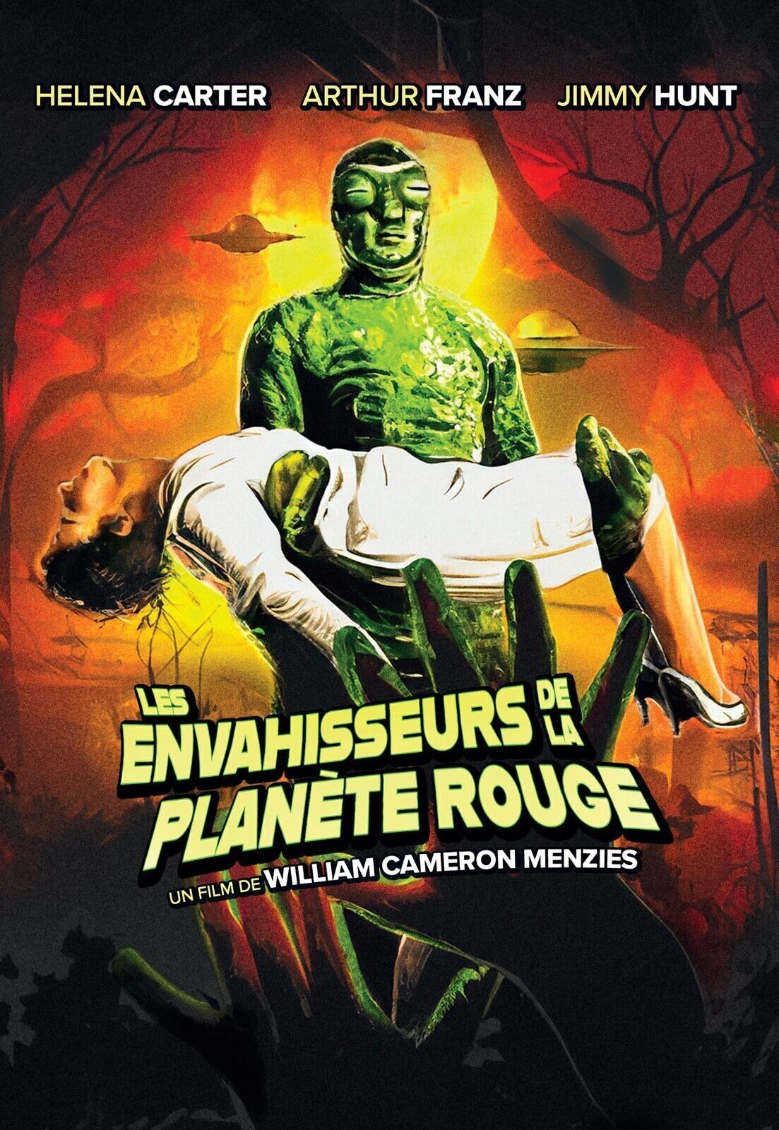 LES ENVAHISSEURS DE LA PLANETE ROUGE, JIMMY HUNT, 1953, repro affiche de cinema VINTAGE, HQ