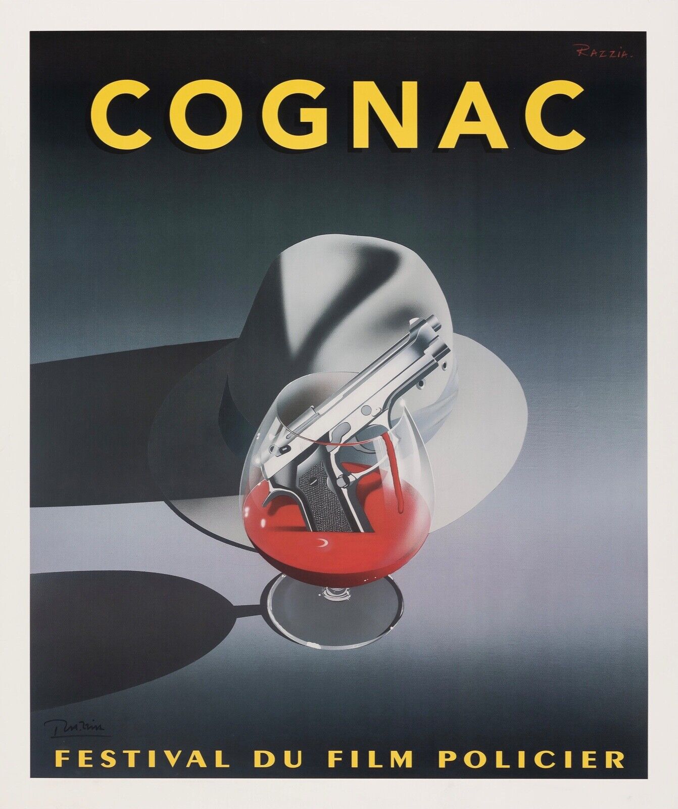 COGNAC, THE MOVIE Repro affiche FESTIVAL VINTAGE, HQ